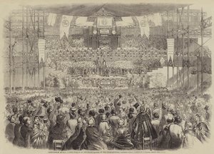 Distribution at the Crystal Palace of the Prizes Gained in the Rifle-Shooting Contest by B. Clayton